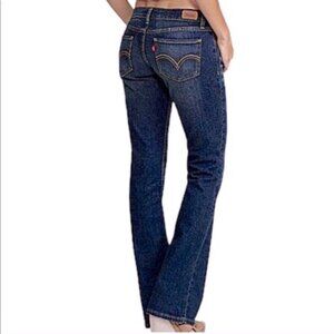 Levi's Too Superlow 524 Dark Wash Jeans Size 7 Long